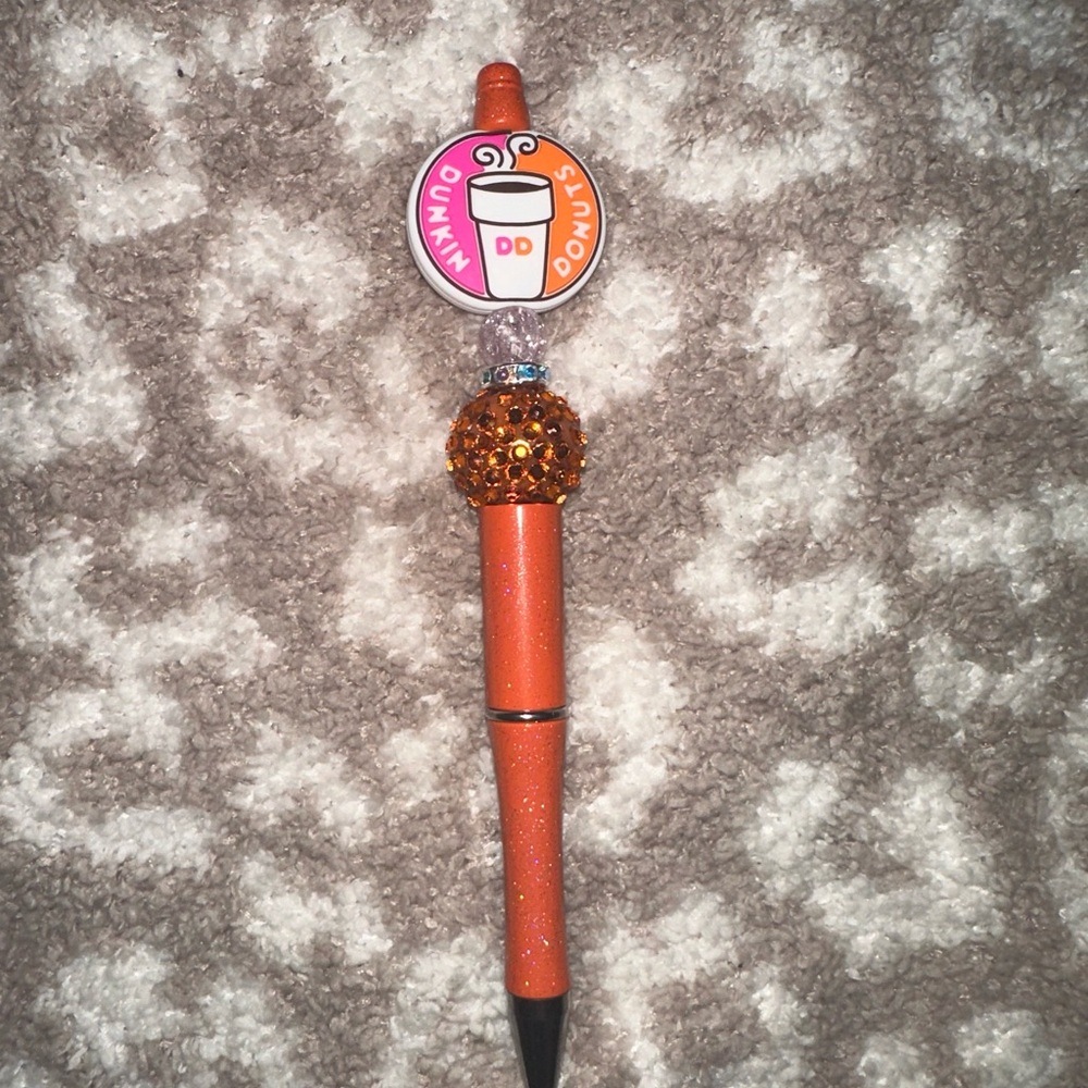 Orange Sparkle Pen